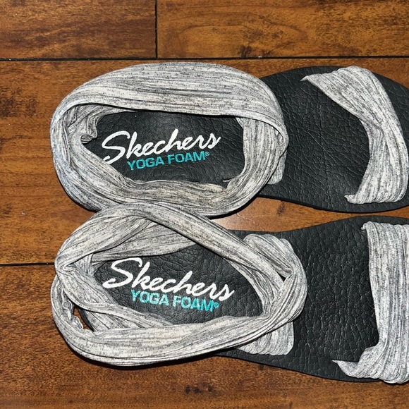 Skechers Cali Meditation sky Grey Yoga sandals - Picture 3 of 3